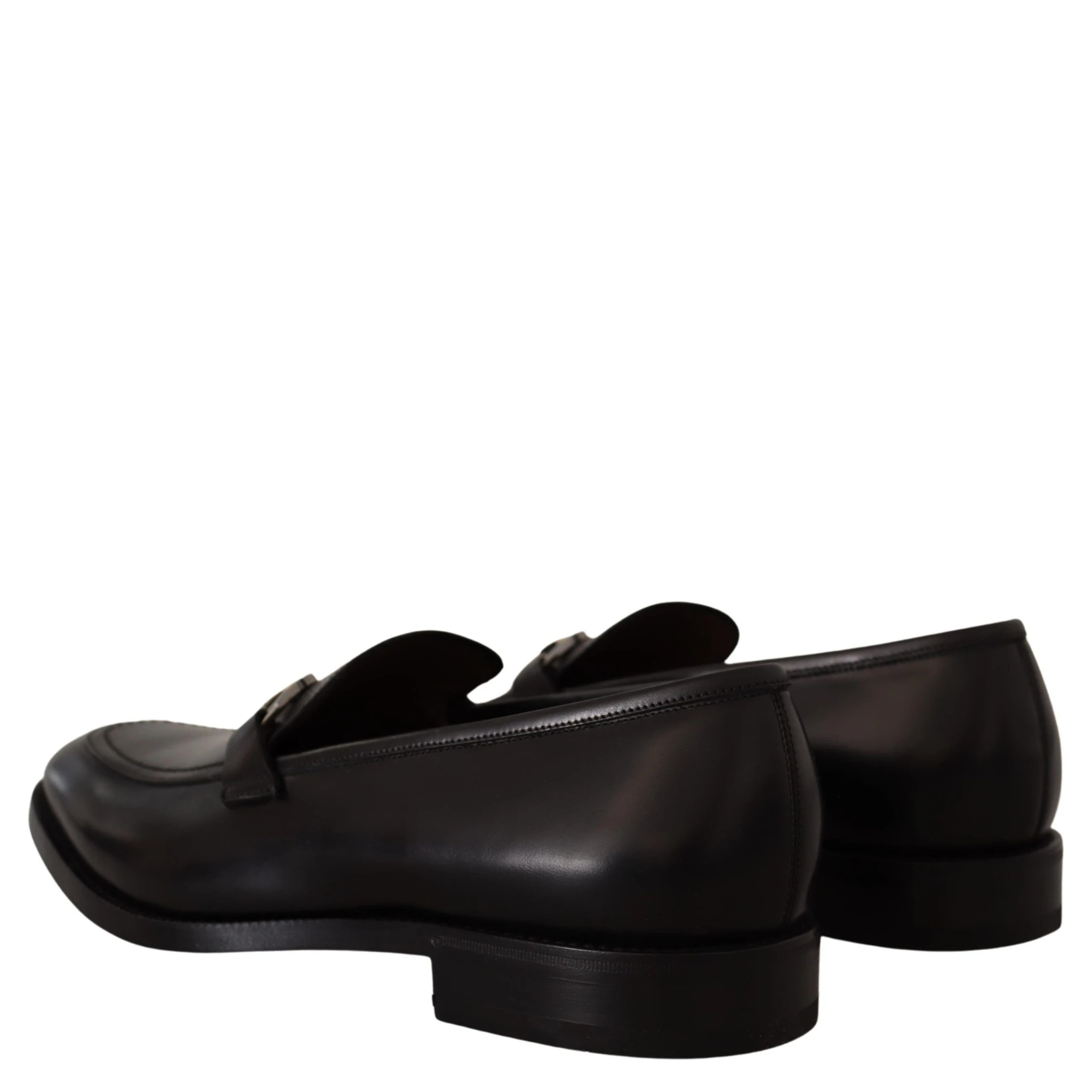 Black Calf Leather Moccasin Formal Shoes