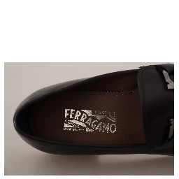 Black Calf Leather Moccasin Formal Shoes