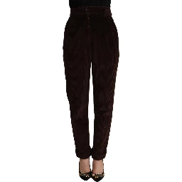 Bordeaux Corduroy Cotton Trouser Tapered Pants
