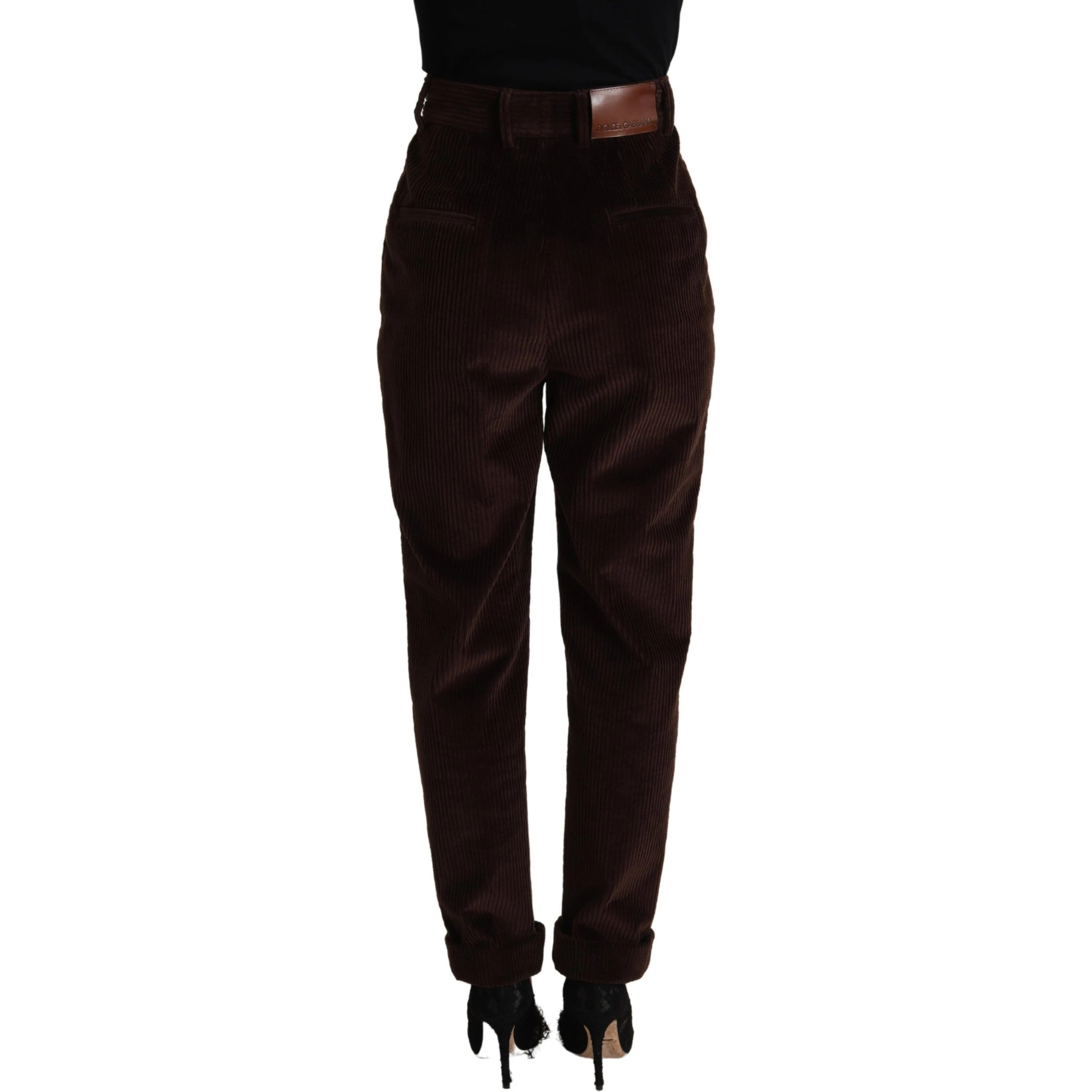 Bordeaux Corduroy Cotton Trouser Tapered Pants