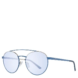Blue Metal & Plastic Sunglasses