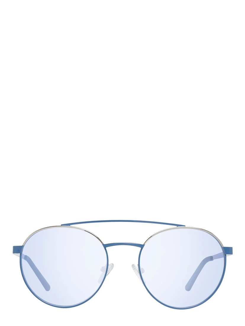 Blue Metal & Plastic Sunglasses