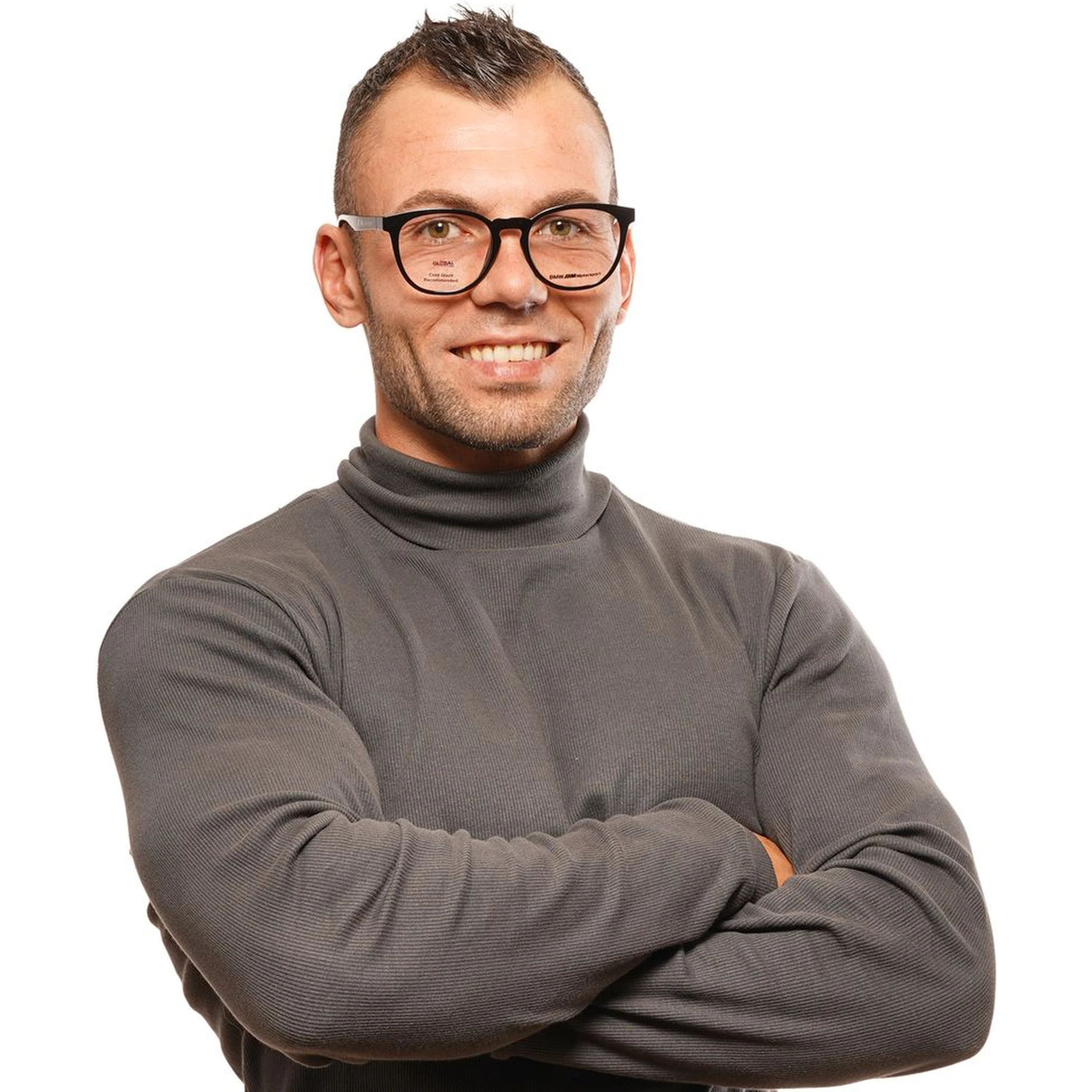 Black Plastic Glasses (Frames)