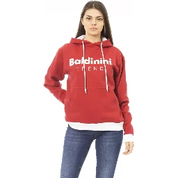 Red Cotton Sweatshirt