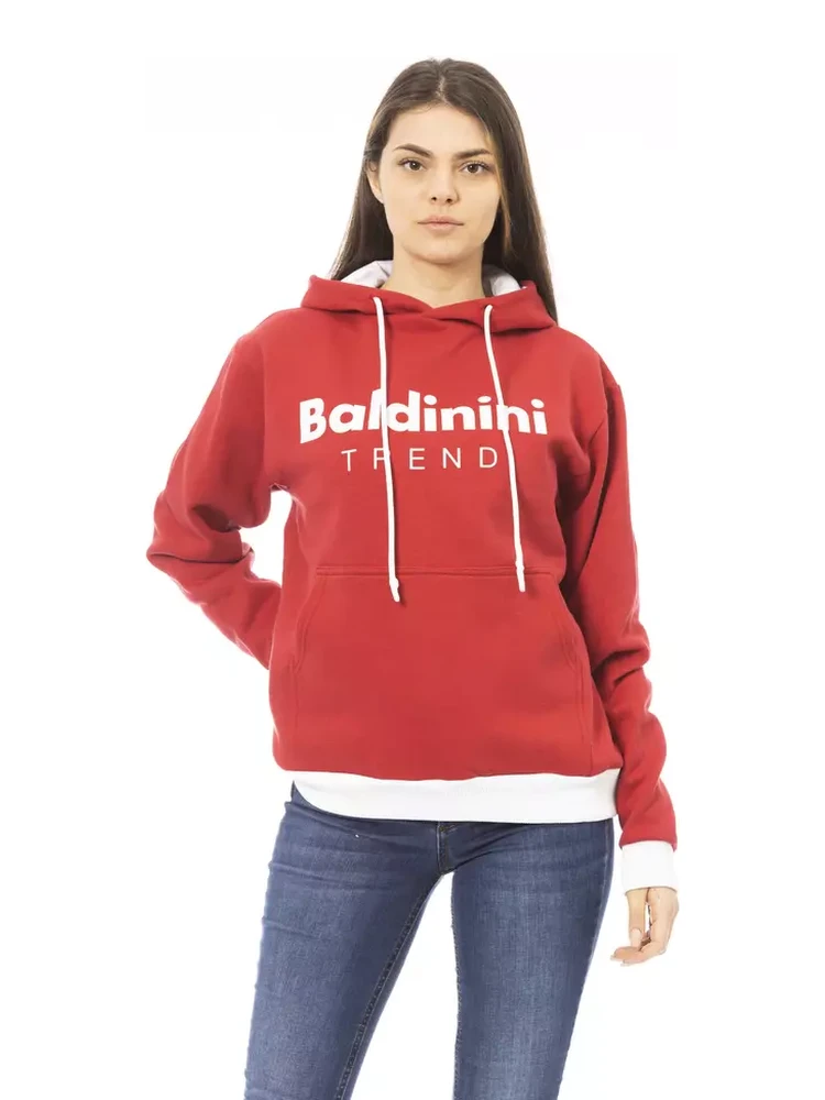 Red Cotton Sweatshirt