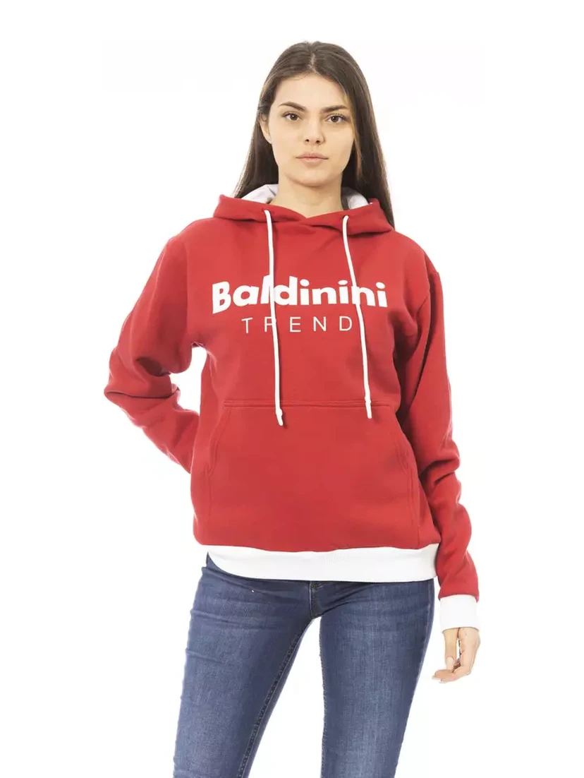 Red Cotton Sweatshirt