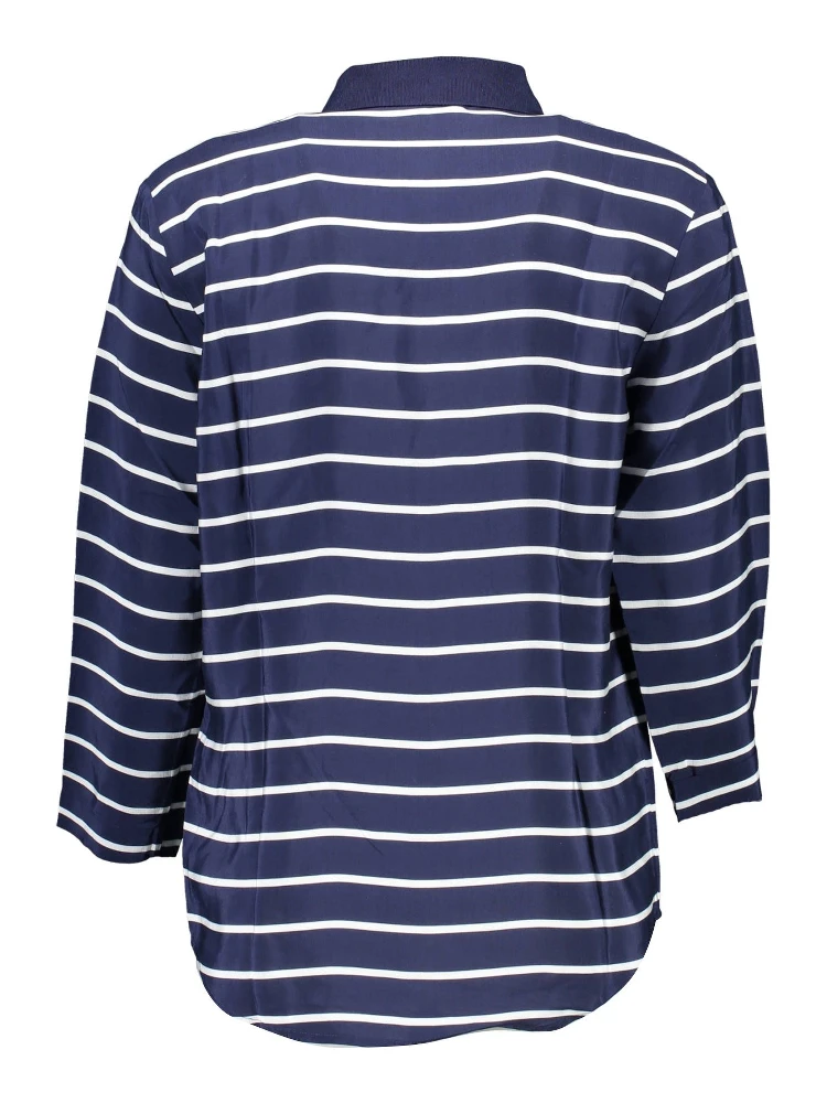 Blue Viscose Polo Shirt alternative