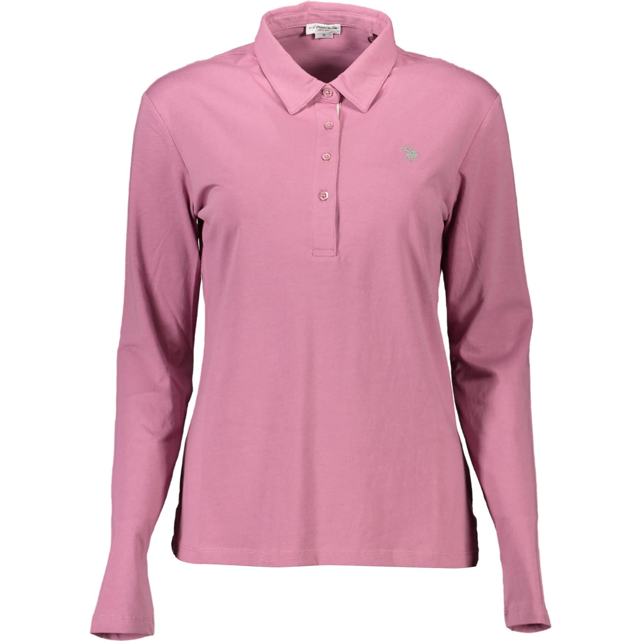 Pink Cotton Polo Shirt