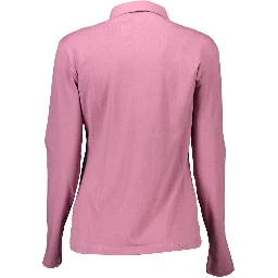 Pink Cotton Polo Shirt