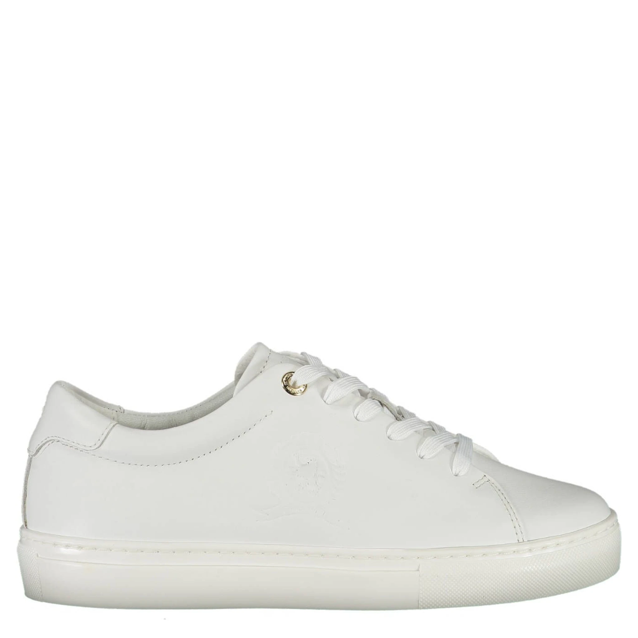 White Polyester Sneaker