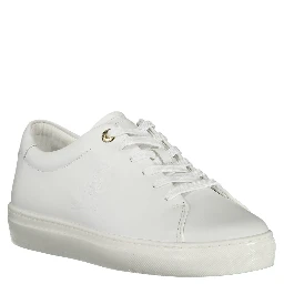 White Polyester Sneaker