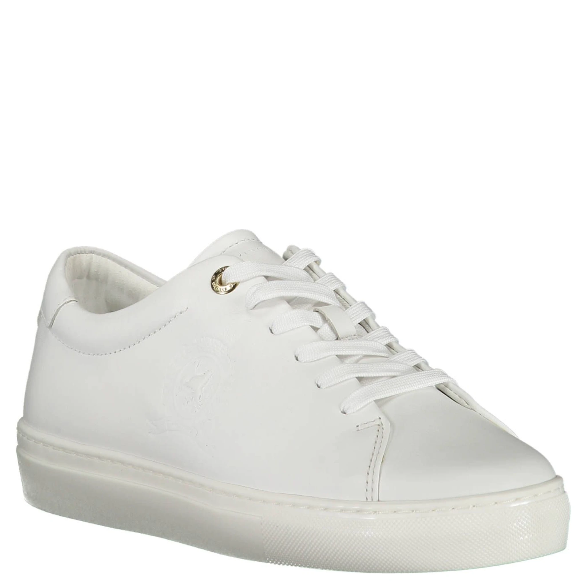White Polyester Sneaker