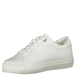 White Polyester Sneaker