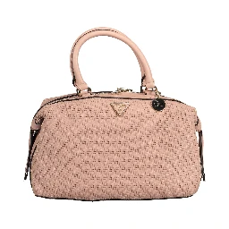 Pink Polyethylene Handbag