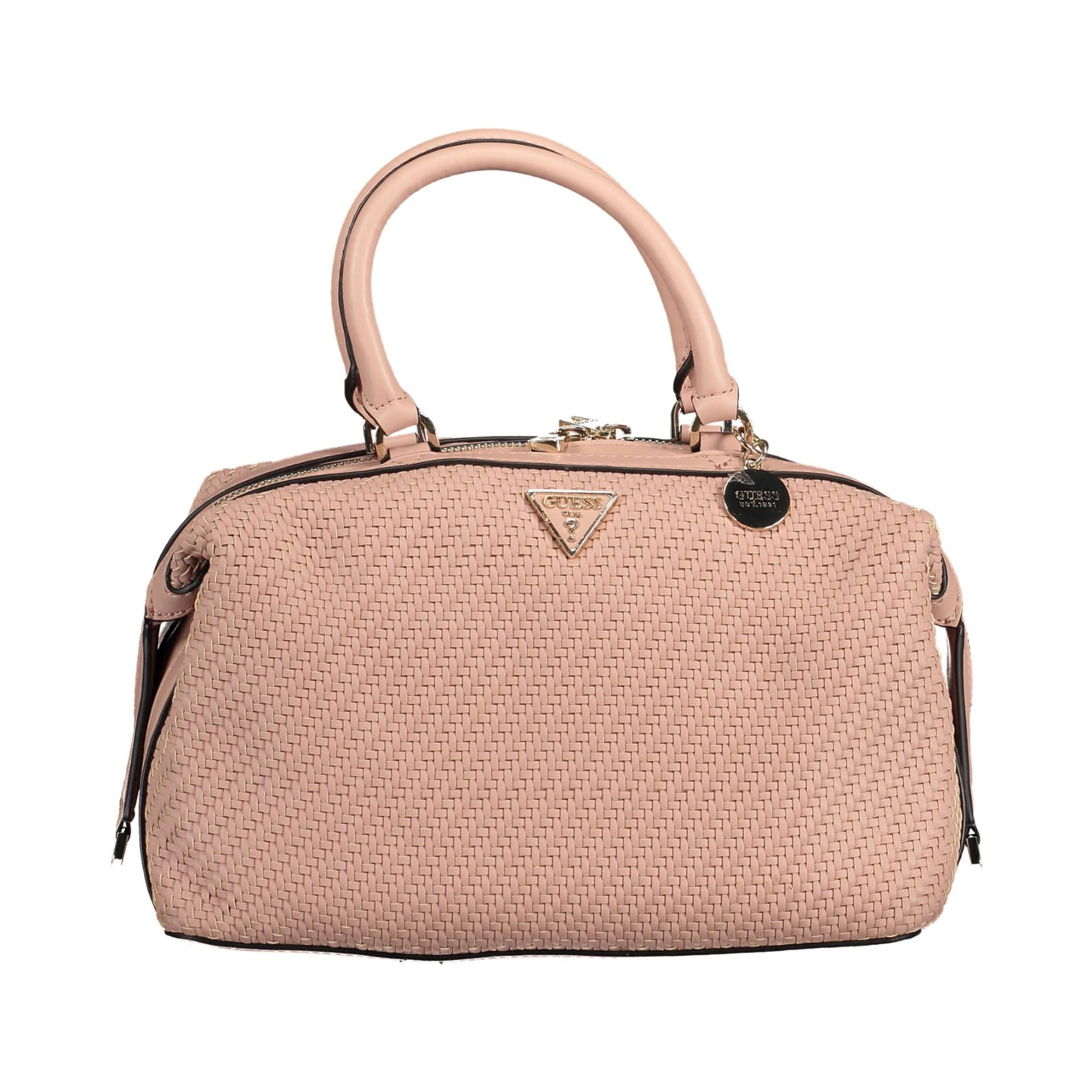 Pink Polyethylene Handbag
