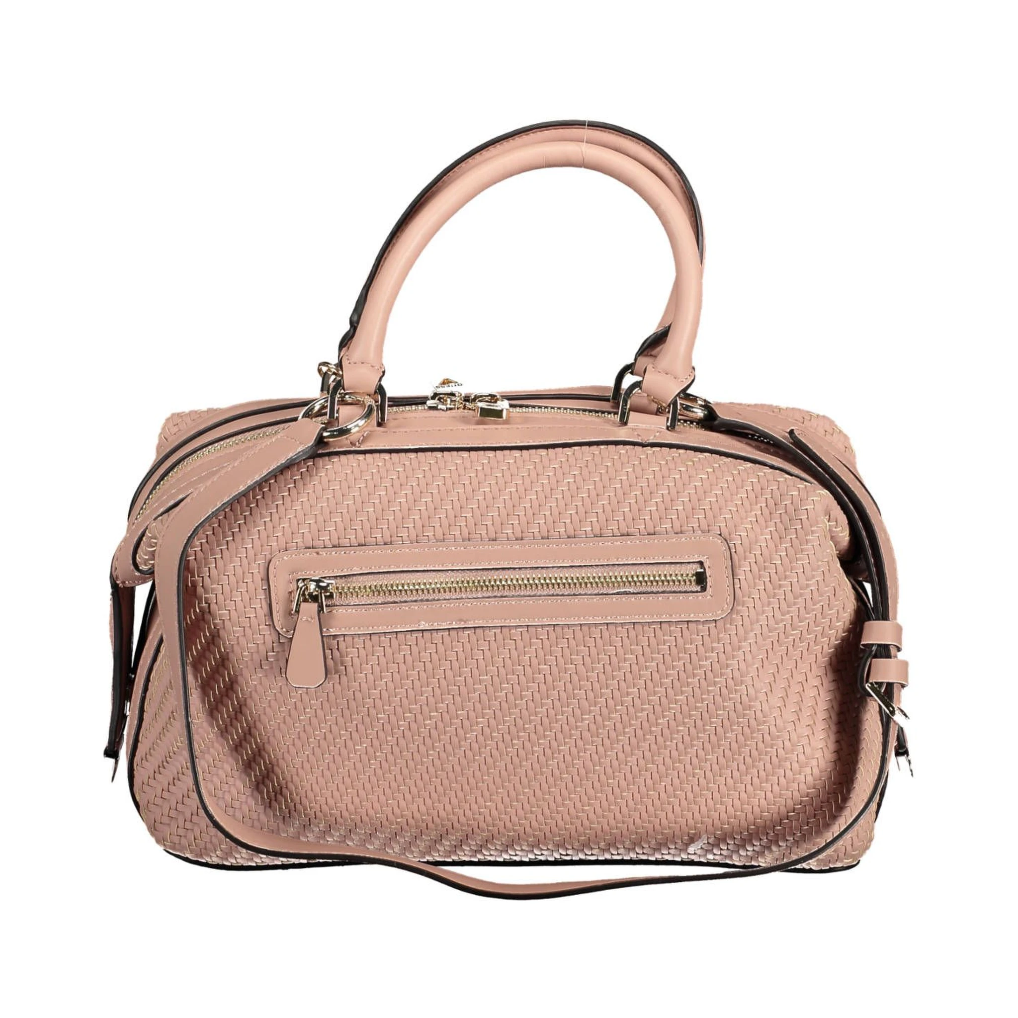 Pink Polyethylene Handbag