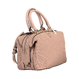 Pink Polyethylene Handbag