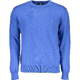 Men's blue cotton sweater