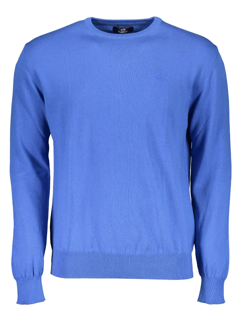 Men's blue cotton sweater