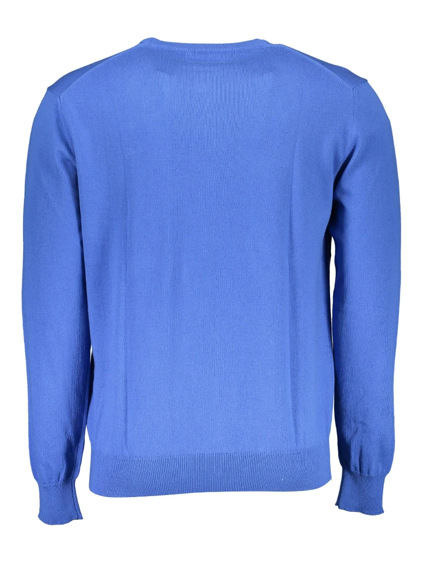 Men's blue cotton sweater