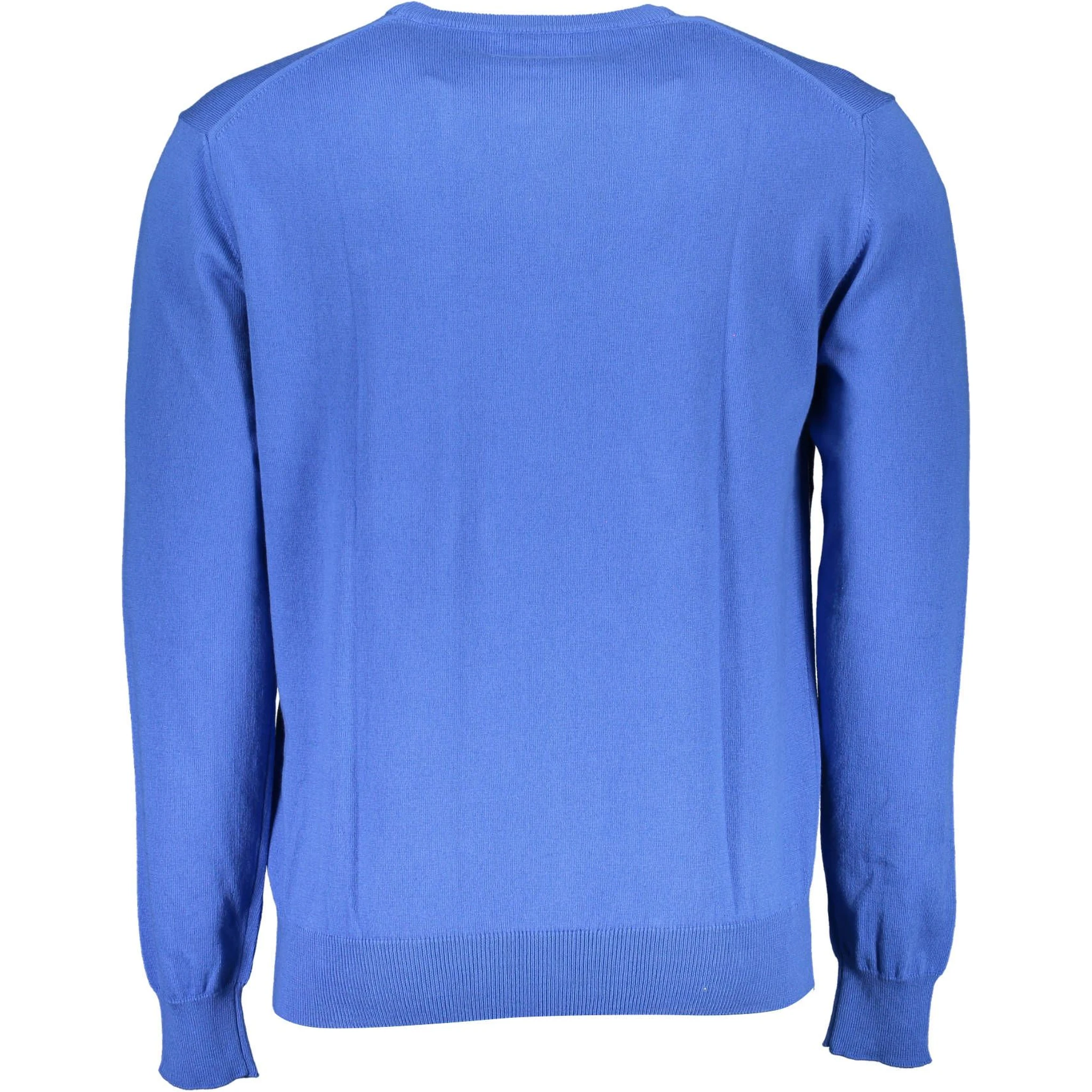 Men's blue cotton sweater