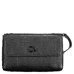 Black Polyester Handbag