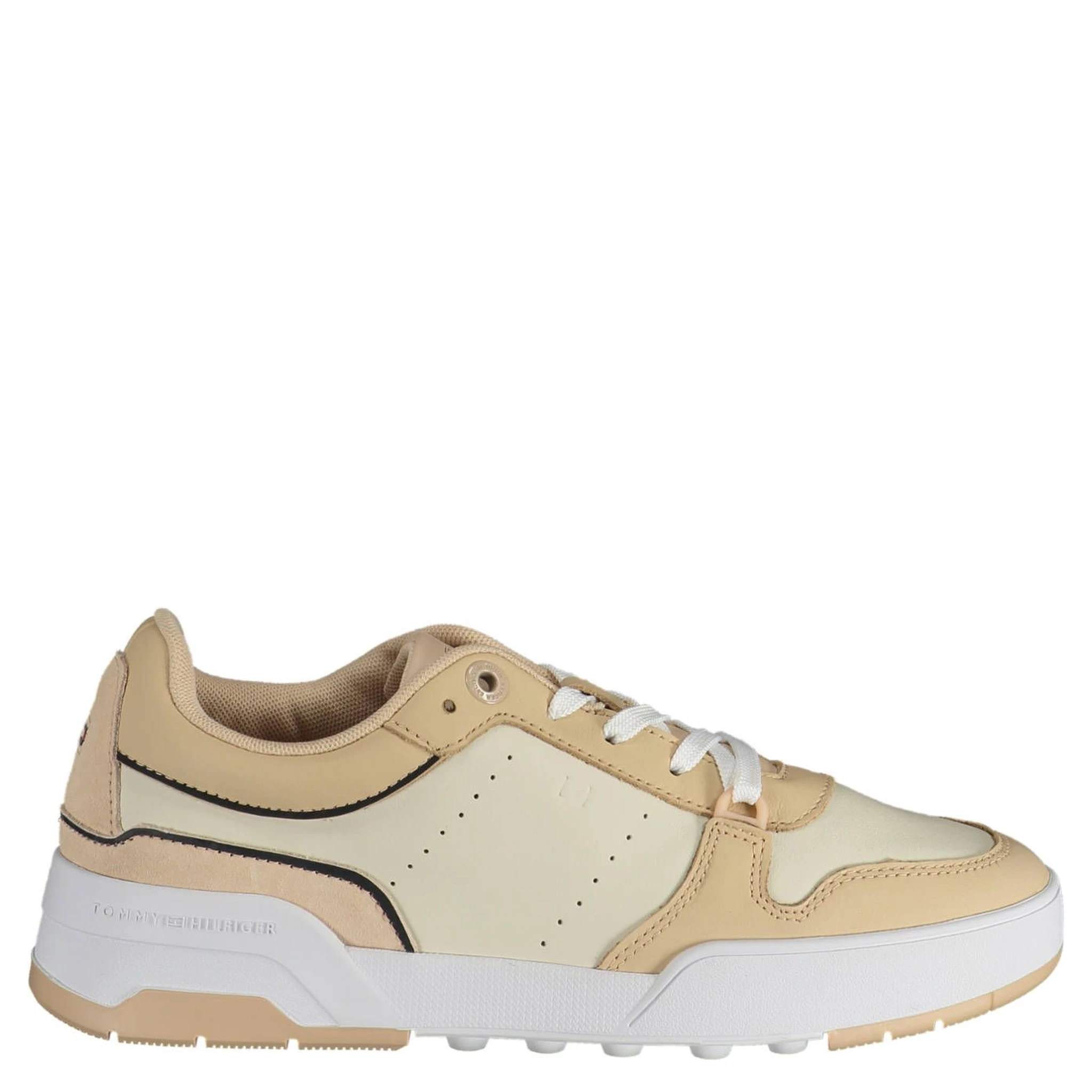 Beige Polyester Sneaker