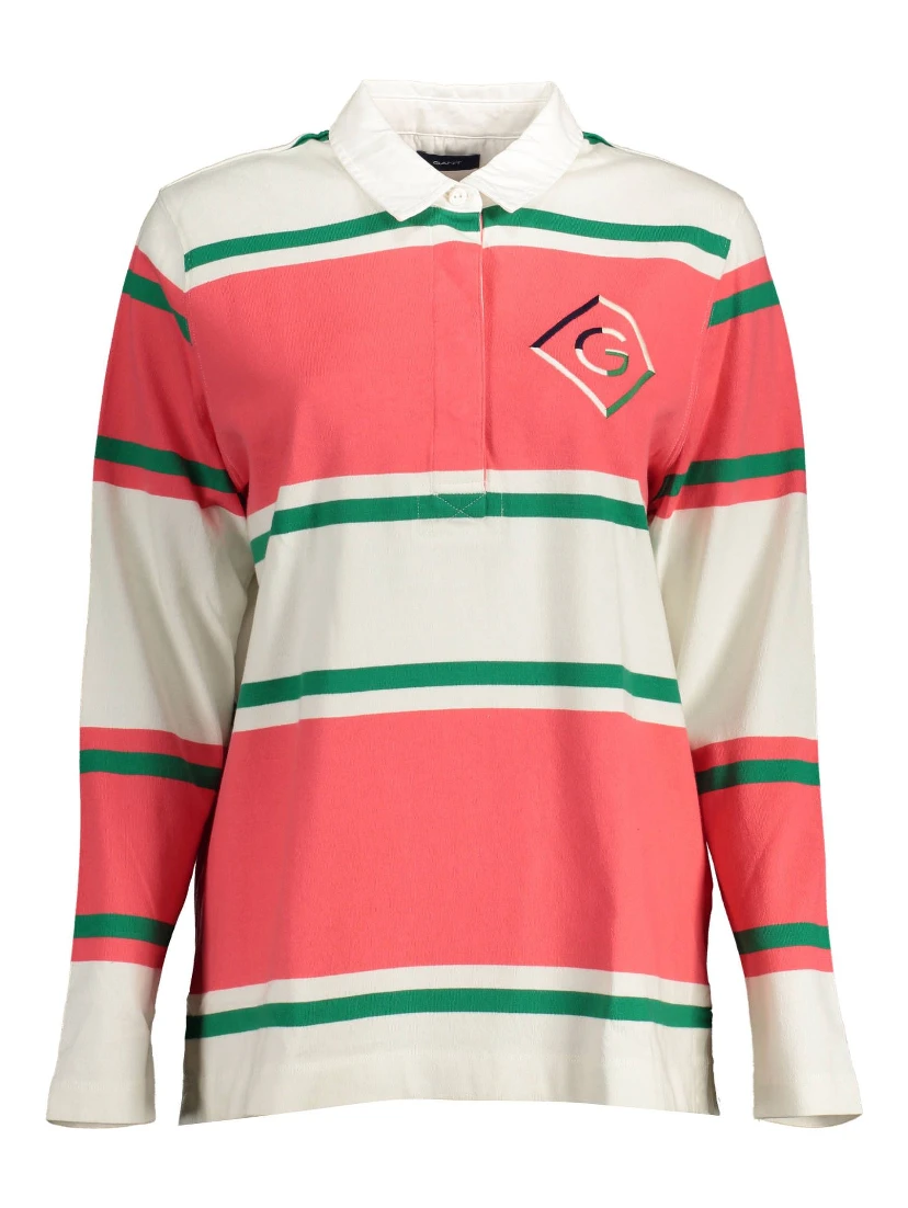 Pink Cotton Polo Shirt