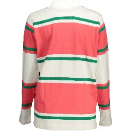 قميص بولو قطني وردي