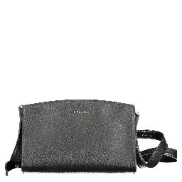 Black Polyester Handbag