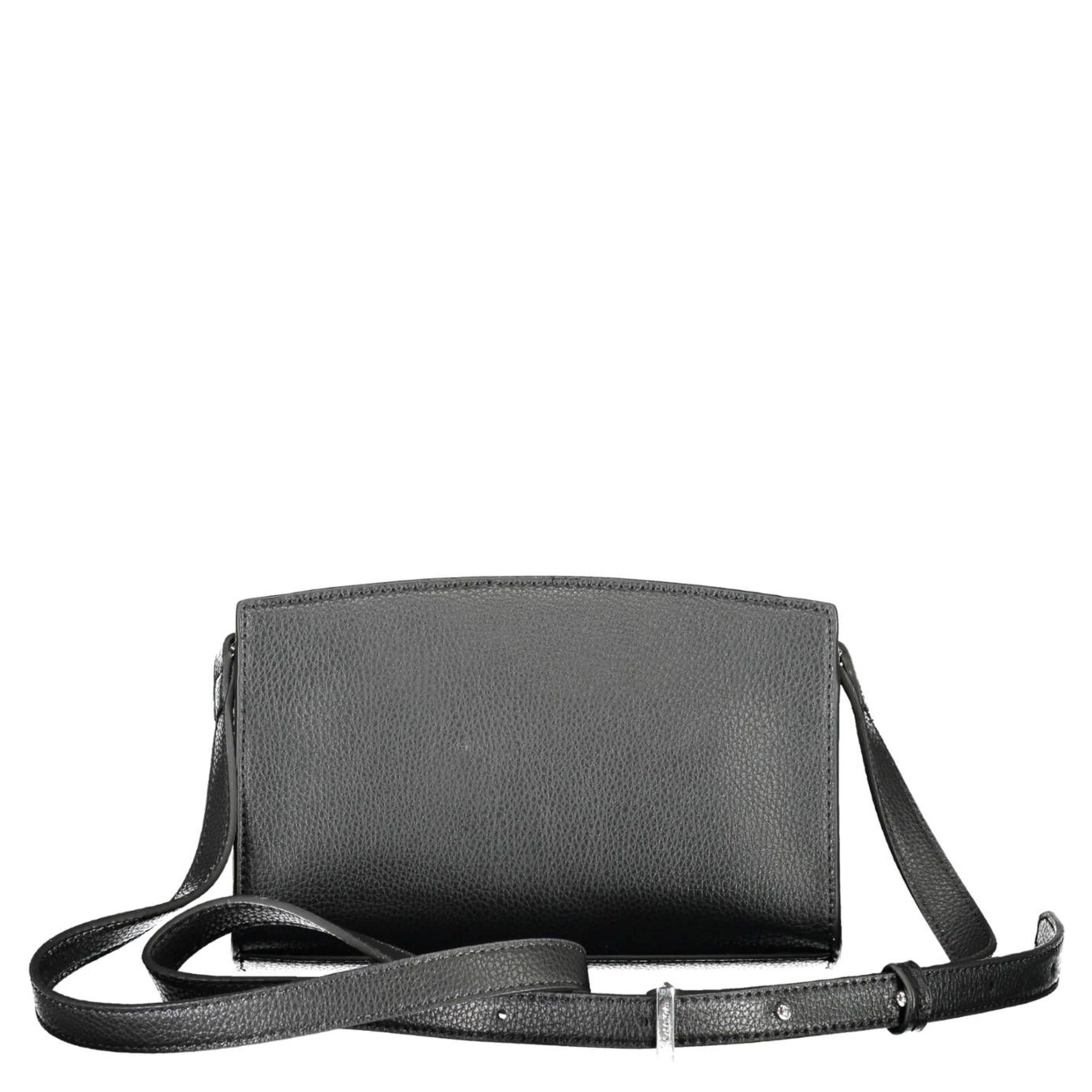 Black polyester women's handbag
