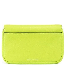 The J Marc Green Glow Smooth Leather Shoulder Crossbody Handbag
