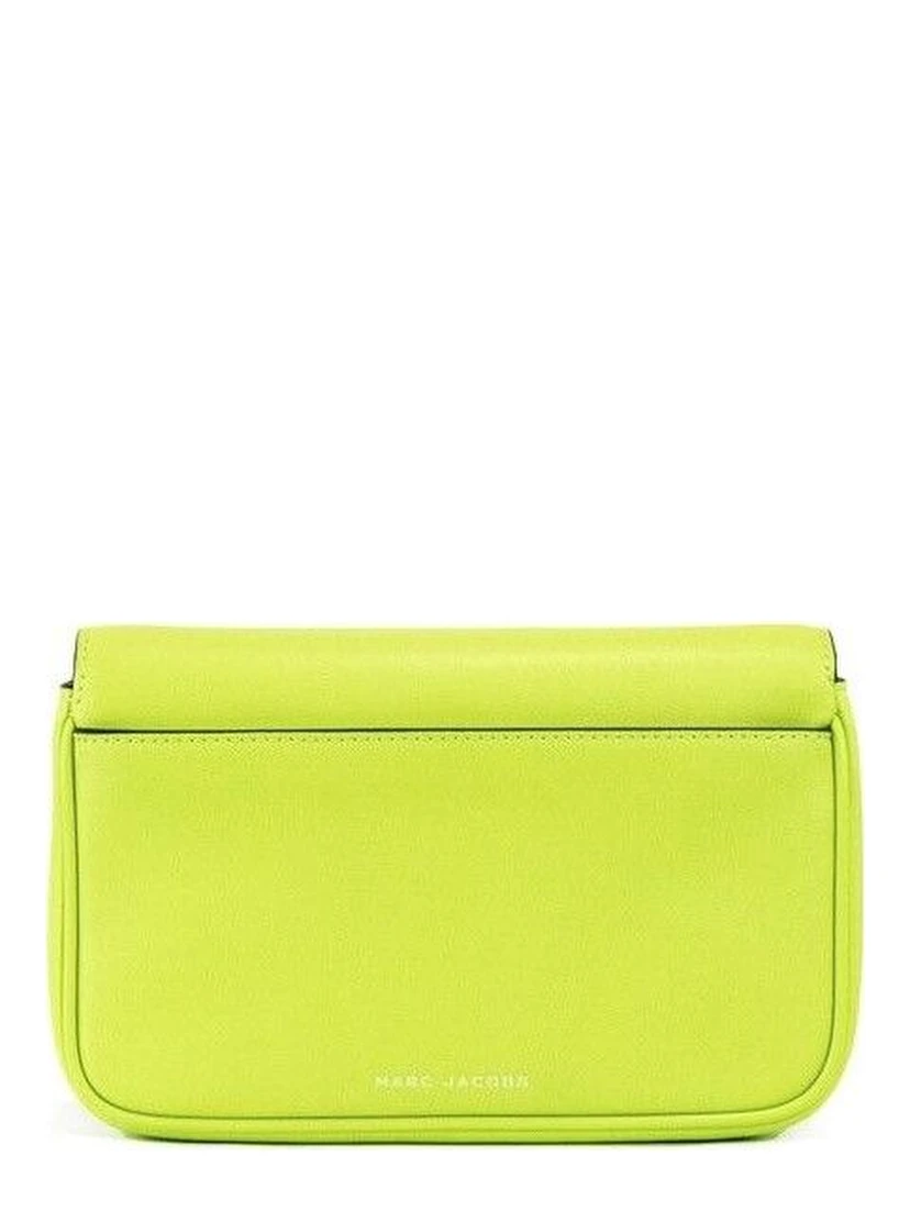 The J Marc Green Glow Smooth Leather Shoulder Crossbody Handbag