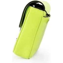 The J Marc Green Glow Smooth Leather Shoulder Crossbody Handbag