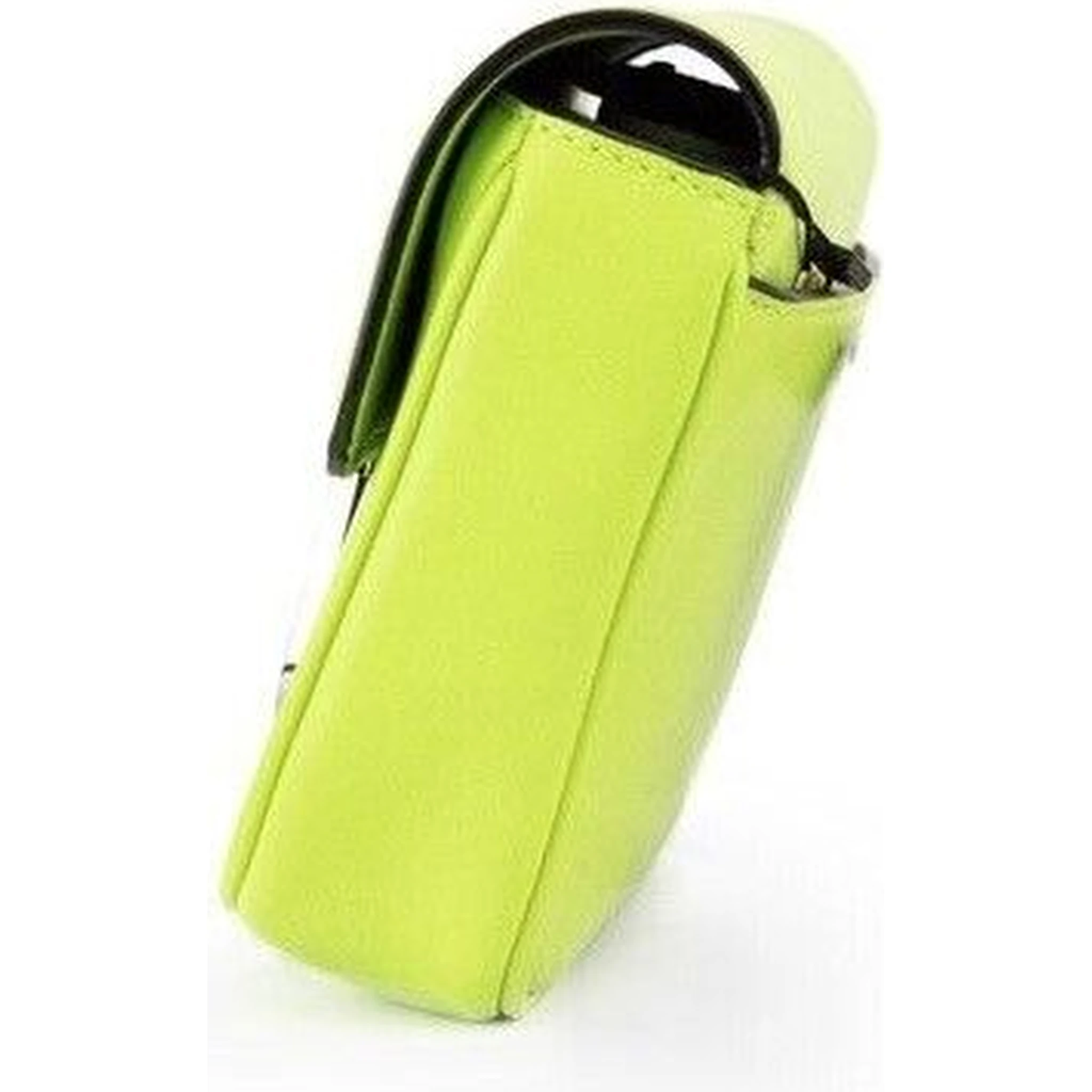 The J Marc Green Glow Smooth Leather Shoulder Crossbody Handbag