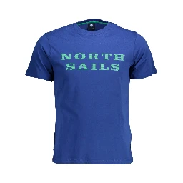 تيشيرت قطني أزرق