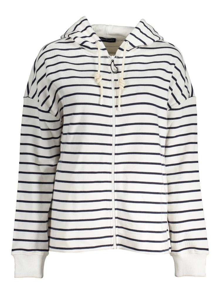 White Cotton Sweatshirt