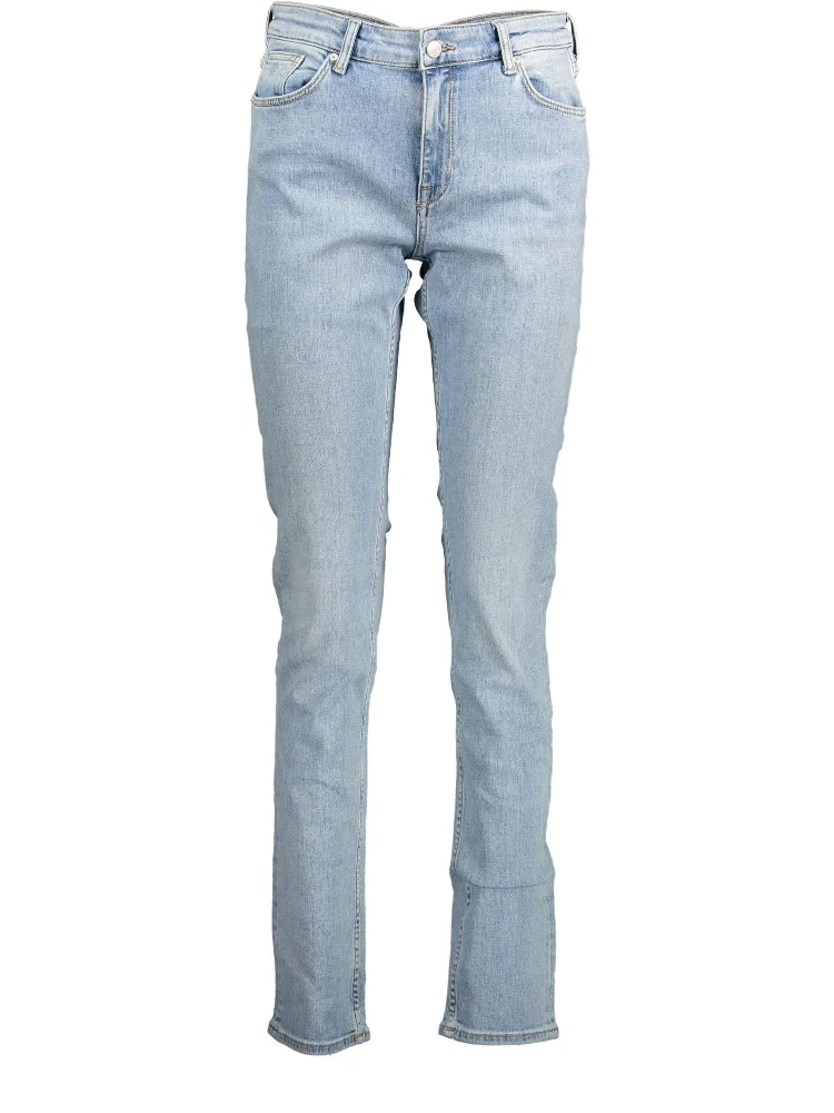 Blue Cotton Jeans Denim