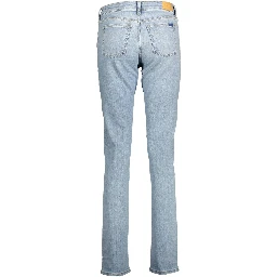 Blue Cotton Jeans Denim