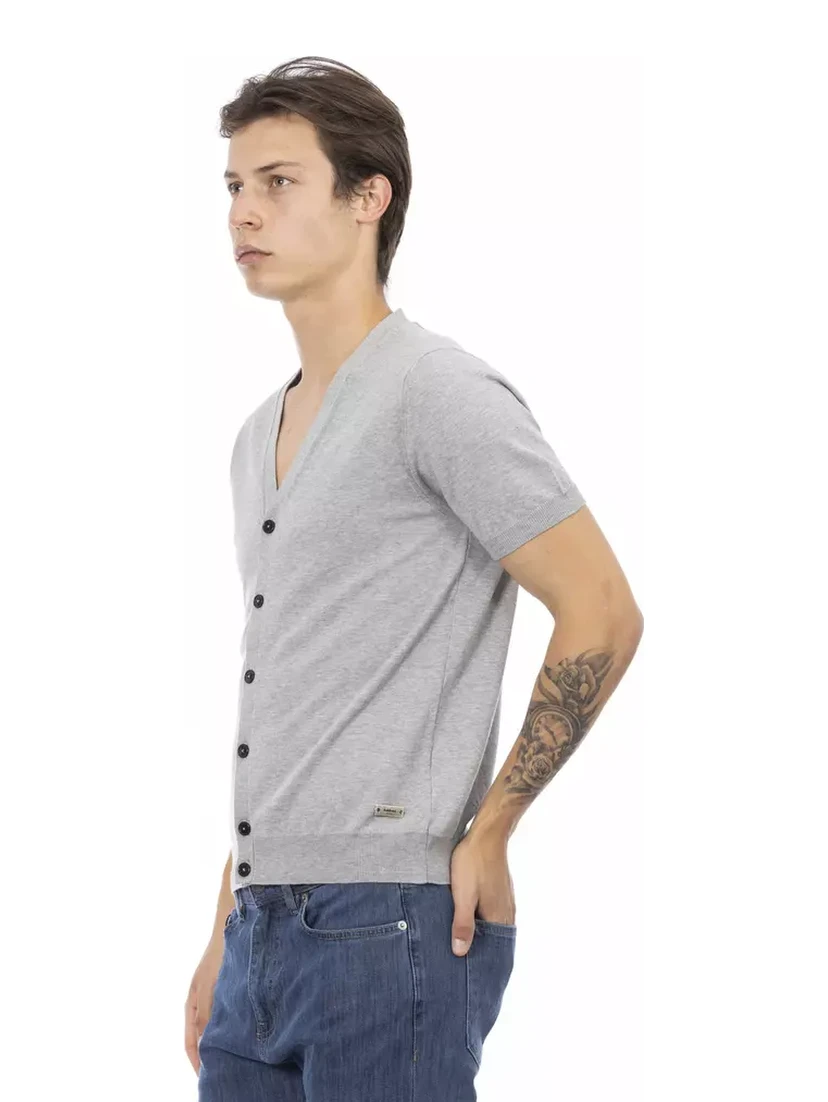 Gray Cotton Sweater