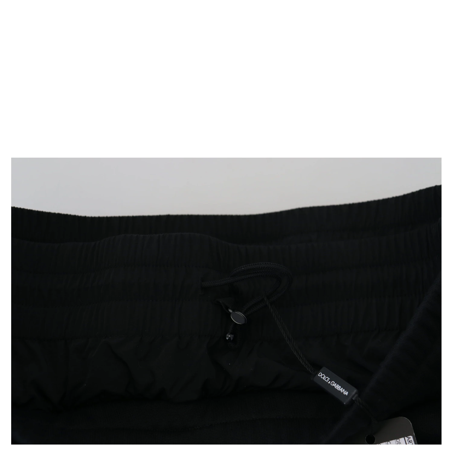 Black Cotton Bermuda Cargo Shorts