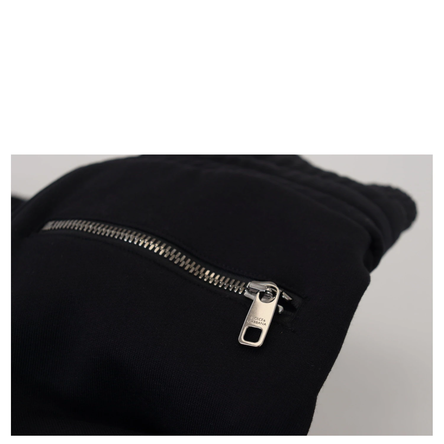 Black Cotton Bermuda Cargo Shorts