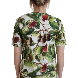Crew-neck Cotton Top Blouse Fruit T-shirt