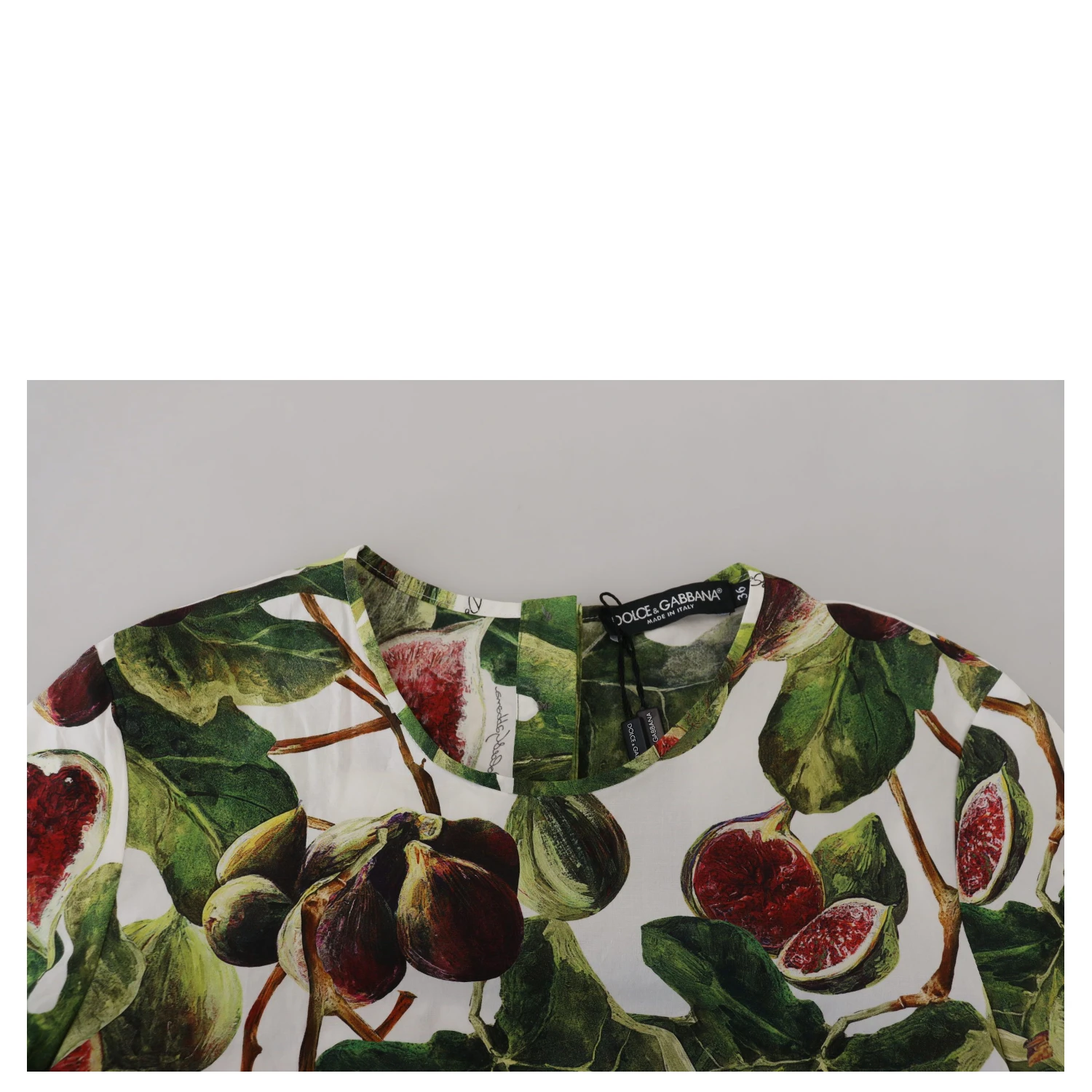 Crew-neck Cotton Top Blouse Fruit T-shirt
