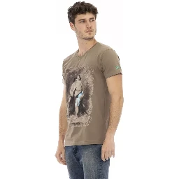 Brown Cotton T-Shirt