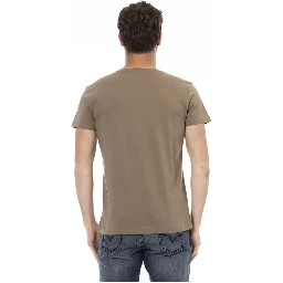 Brown Cotton T-Shirt