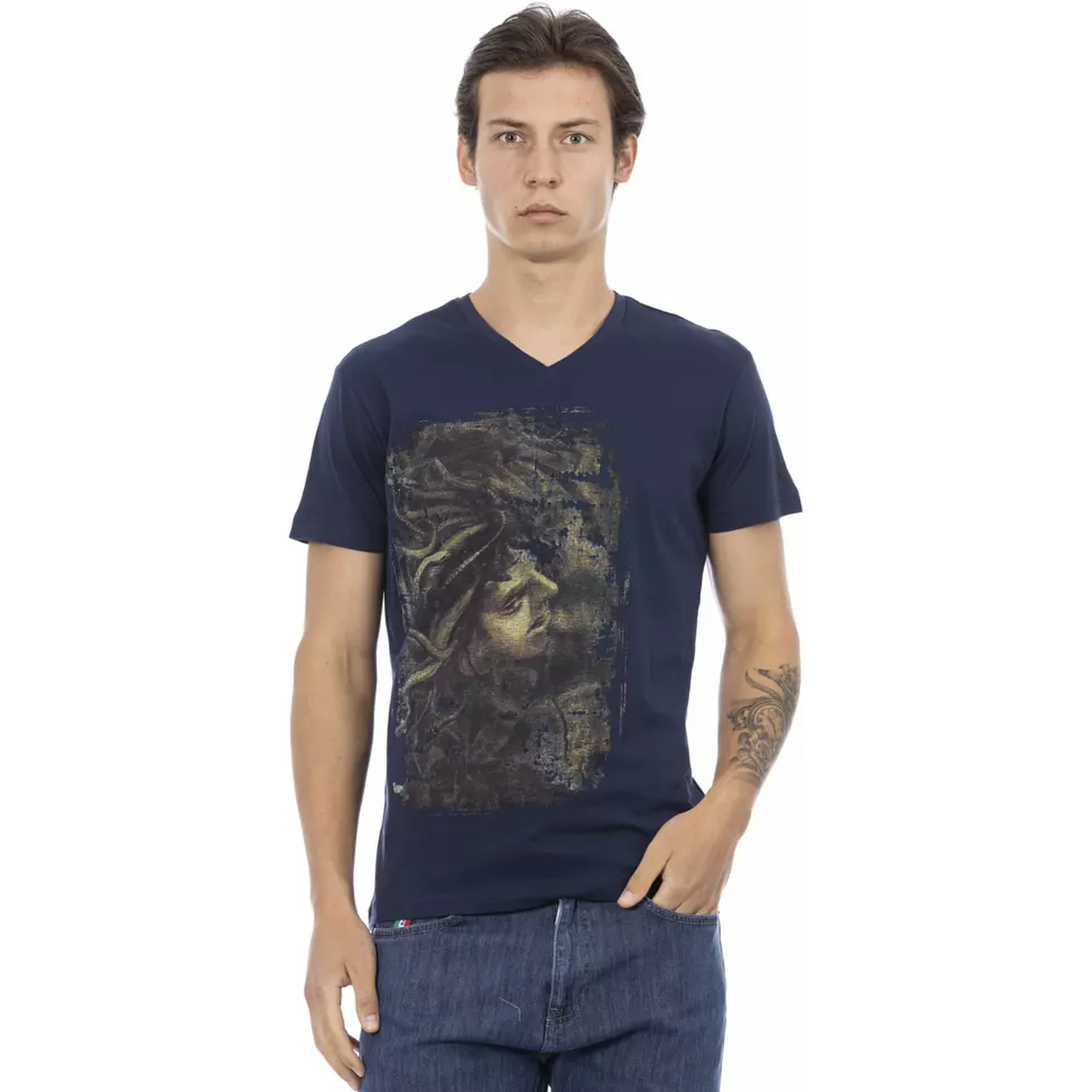 Blue Cotton T-Shirt