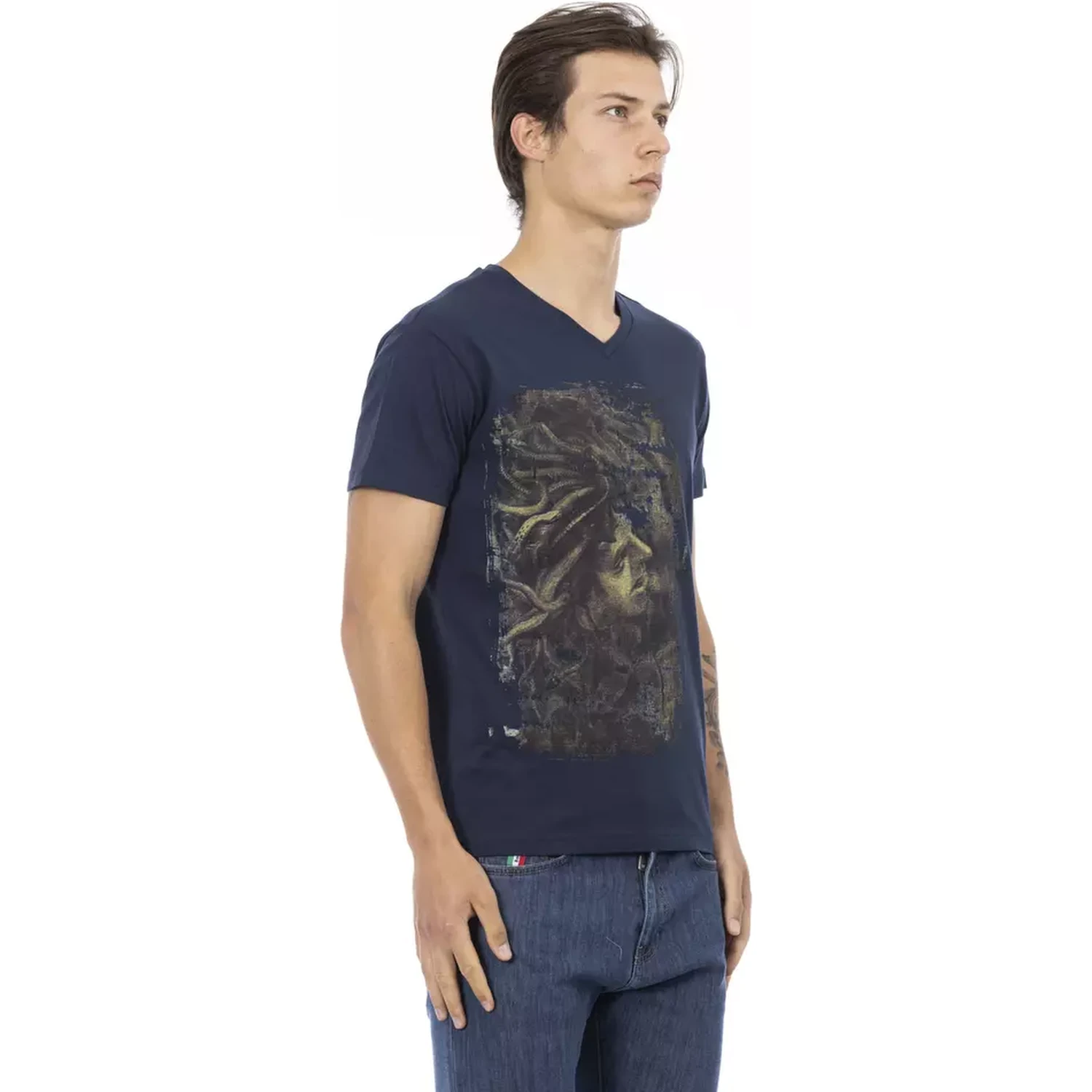 Blue Cotton T-Shirt