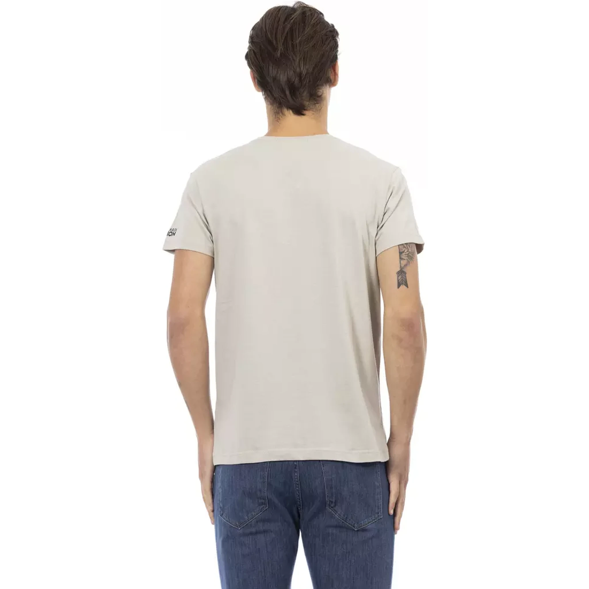 Beige Cotton T-Shirt