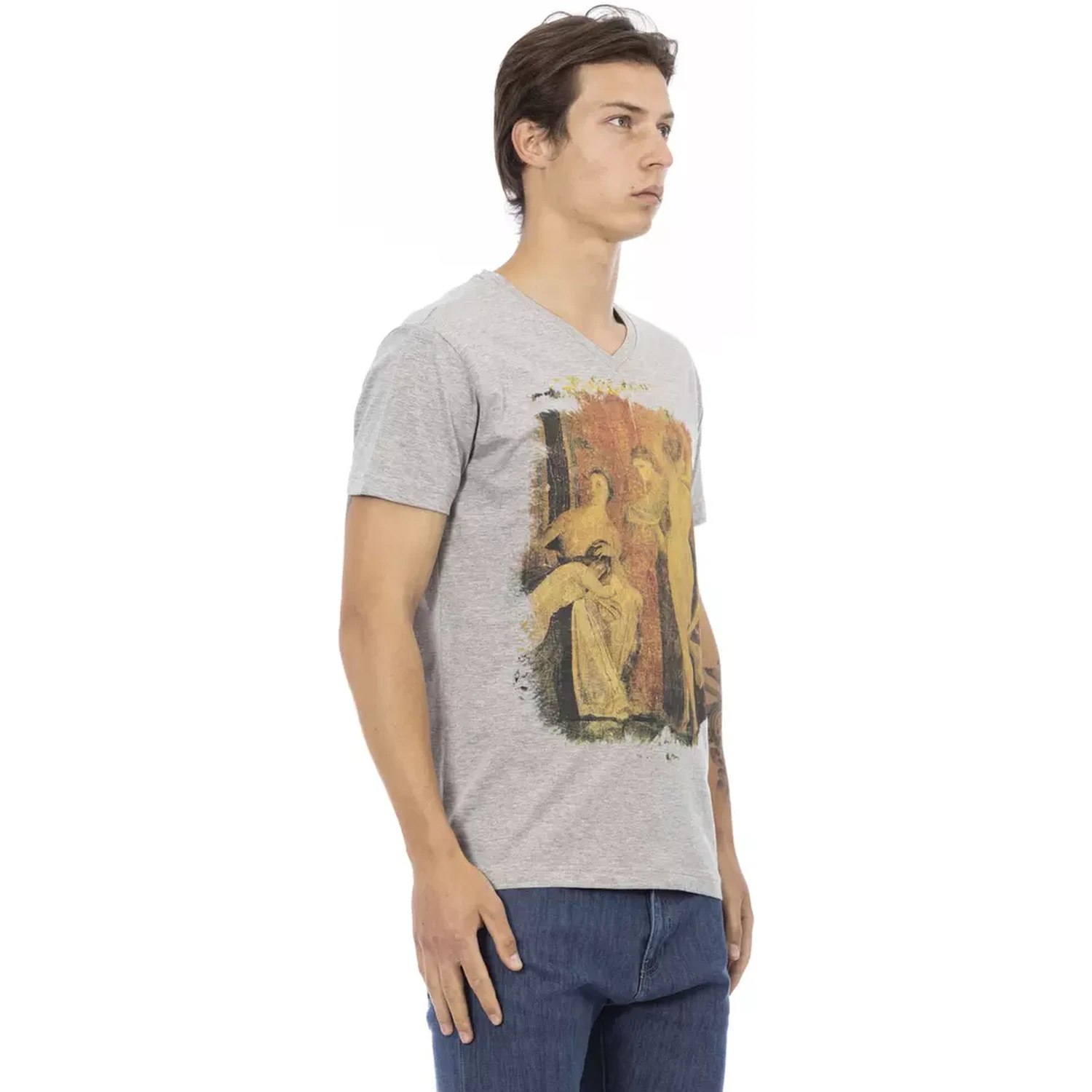 Gray Cotton T-Shirt